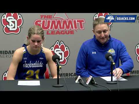 Women's Basketball Postgame Press Conference at South Dakota (01.08.2022)