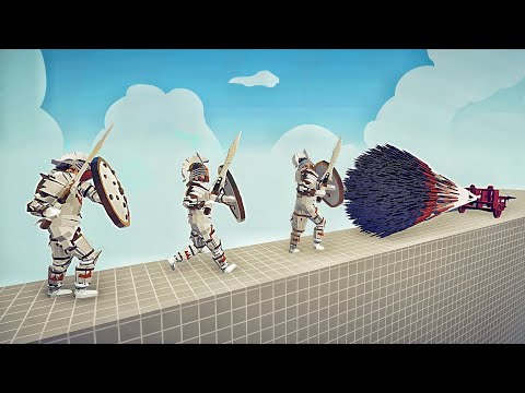 3x GIANT GOLDEN WARRIOR vs EVERY GOD - Totally Accurate Battle Simulator TABS
