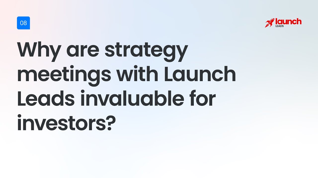 Why Strategy Meetings with Launch Leads Are a Game Changer