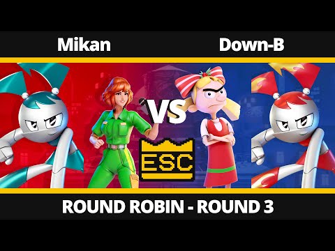 NASB @ ESC 15 - Round 3 - Mikan (April O'Neil, Jenny) Vs. Down-B (Helga, Jenny) - EU Tournament