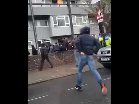 Hooligans! MILLWALL and EVERTON FANS RIOT! AWFUL SCENES IN FA CUP #FOOTBALLFIGHTS