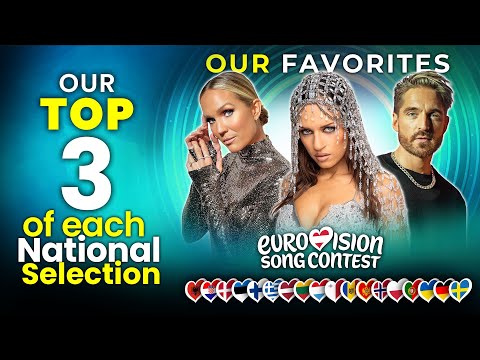Our Top 3 Songs from Each National Selection of Eurovision Song Contest 2026