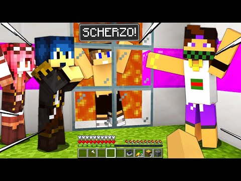 REAZIONE ALLO SCHERZO DEI MIEI AMICI!! - Minecraft ITA