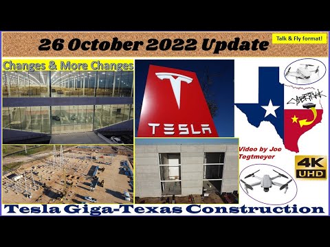 Big Changes inside Main Entrance! 26 October 2022 Giga Texas Factory Construction Update (07:45AM)