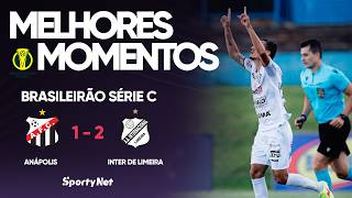 INTER DE LIMEIRA SAI NA FRENTE E GARANTE VITÓRIA FORA DE CASA!  - Anápolis 1 x 2 Inter de Limeira