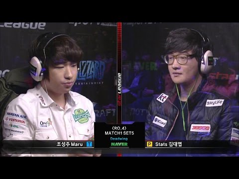 [SSL 2015] Maru vs Stats Semifinals Match1 Set5 -EsportsTV, Starcraft 2