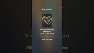 I Choose You #song #sunoai #aimusic #newmusic #2025 #music