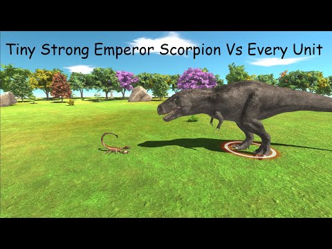 Tiny Strong Emperor Scorpion Vs Every Unit ARBS |Animal Revolt Battle Simulator