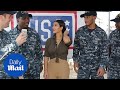 Kim Boosts Troop Morale And Gerard Depardieu S Bizarre Speech Daily Mail