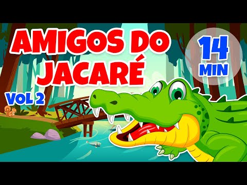 Amigos do Jacaré vol 2 - Giramille 14 min | Desenho Animado Musical