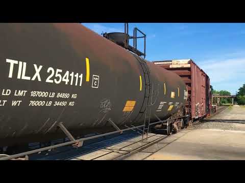 IHB SW15AC #1503 leads The 510 Alsip Job at B. I. Junction.