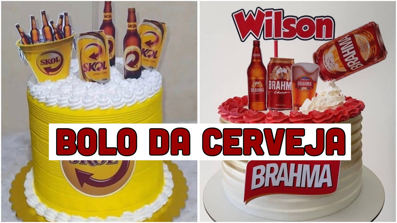 IDEIAS DE BOLOS NO TEMA CERVEJA/BOLO DE CERVEJA/INSPIRAÇÃO BOLO CERVEJA