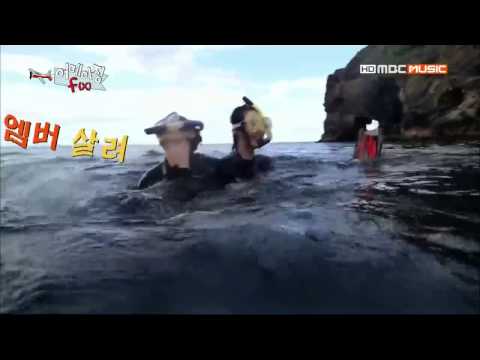 [Show] 130709 f(Amber, Sulli) - Scuba Diving [2] @ Amazing f(x) E07 [Cut]