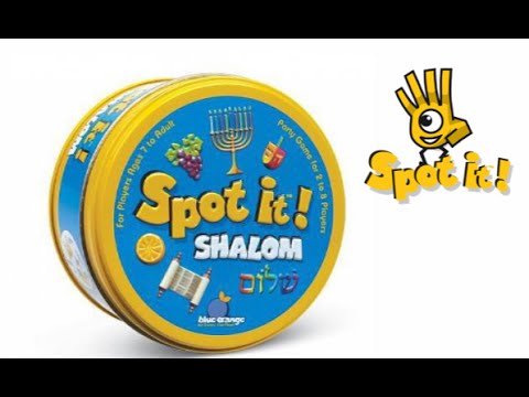Настольная игра Spot it! Shalom, Dobble! (Доббль Шалом)! + УКРАЇНСЬКОЮ правила - фото 1 - id-p2193843096