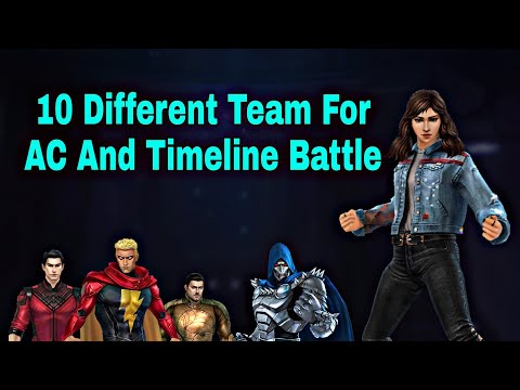 Latest Top 10 Team For AC And Timeline Battle July 2022 - Marvel Future Fight