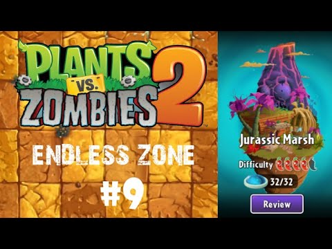 Jurassic Marsh (Endless Zone) La Brainsa Tarpits (Level 81 - 90) | Plants vs Zombies 2