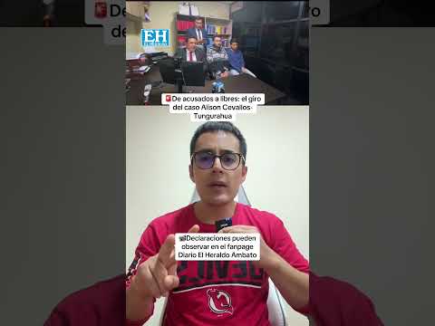 De acusados a libres: el giro del caso #cevallos #ecuador #tungurahua #ecuador