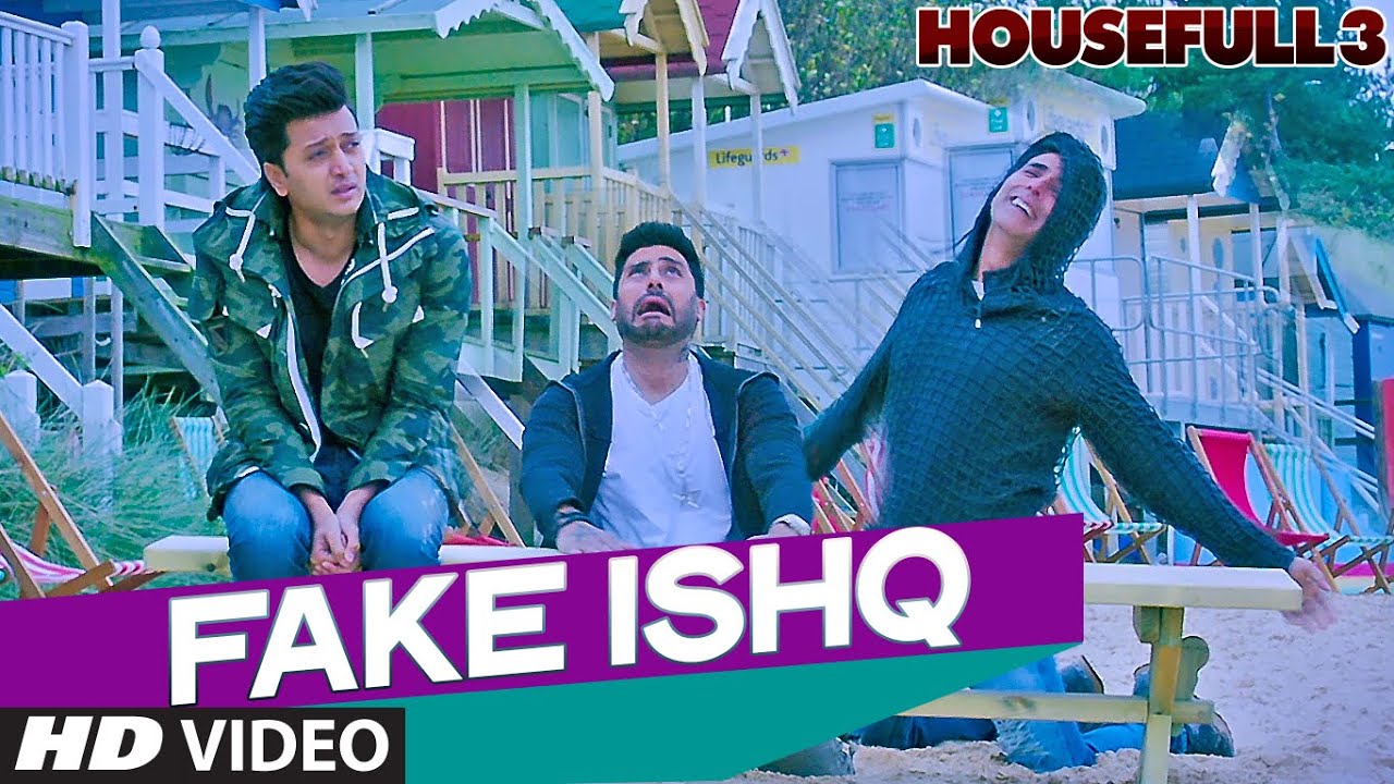 Fake Ishq Lyrics | Housefull 3 | Nakash Aziz, Altamash Faridi, Kailash Kher | Tanishq Bagchi