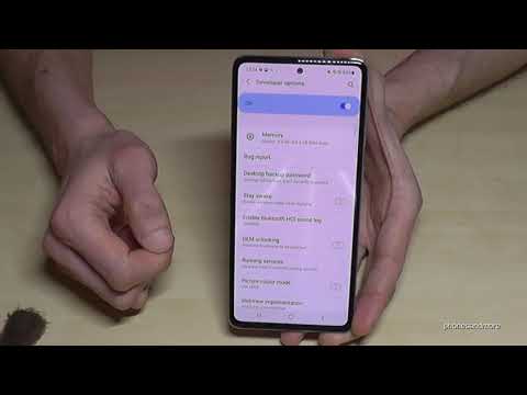 Samsung Galaxy A72: How to enable the Developer Options? for USB Debugging etc
