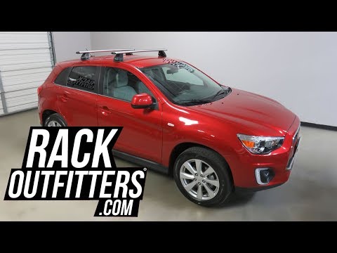Mitsubishi Outlander Sport with Rhino-Rack 2500 FMP Vortex Roof Rack Crossbars