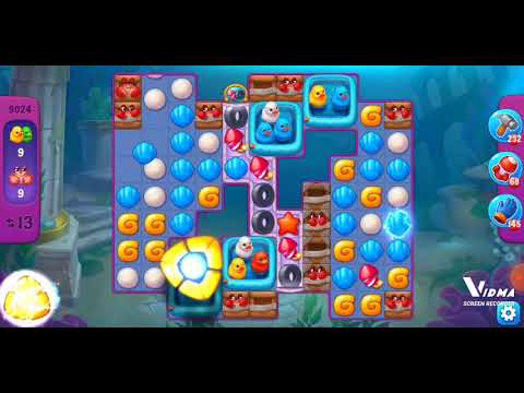 Fishdom. 9024 super hard level no boosters and diamonds. 21 move