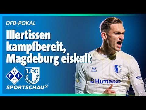 FV Illertissen – 1.FC Magdeburg DFB-Pokal Highlights, 2. Runde | Sportschau Fußball