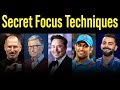 Secret Focus Techniques Steve Jobs MS Dhoni Mary Kom Virat Kohli Dr Vivek Bindra