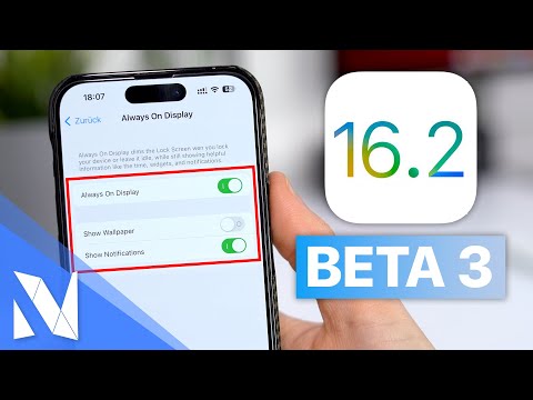 iOS 16.2 Beta 3 - Was ist neu? (ENDLICH richtiges Always-on Display📱🤩) | Nils-Hendrik Welk