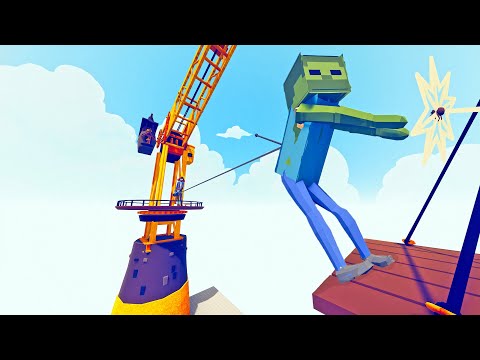 HARPOONER & SPIDER MAG + EXPLOSIVE CANNON vs EVERY UNIT | TABS - Totally Accurate Battle Simulator