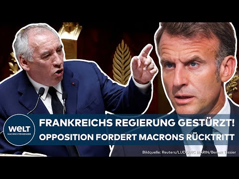 FRANKREICH: Premierminister Bayrou verliert Vertrauensfrage! Droht Macron nun der Rücktritt?