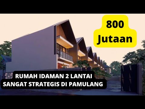 RUMAH IDAMAN 2 LANTAI SANGAT STRATEGIS DI PAMULANG‼️INFO 0895333711048 #rumah2lantai #rumahidaman