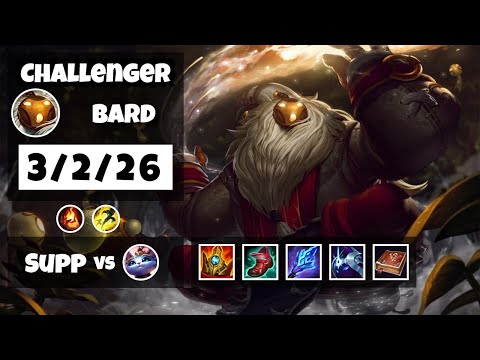 Bard vs Yuumi BR Challenger SUPPORT (3/2/26) - v11.17