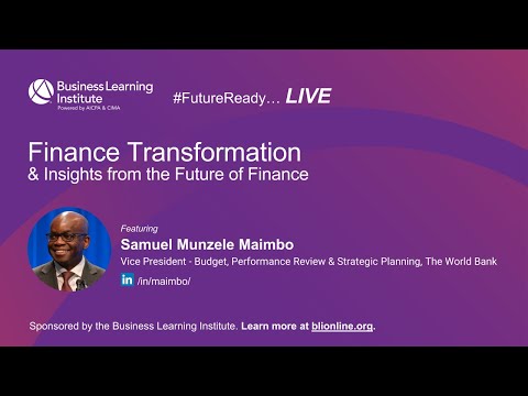 Leading a Finance Transformation with Sam Maimbo