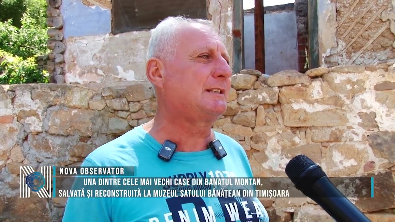 Una dintre cele mai vechi case din Banatul Montan, salvată și reconstruită la Muzeul Satului Bănățean din Timișoara