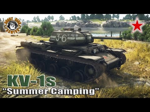 War Thunder: “Summer Camping” KV-1S, Gameplay - YouTube