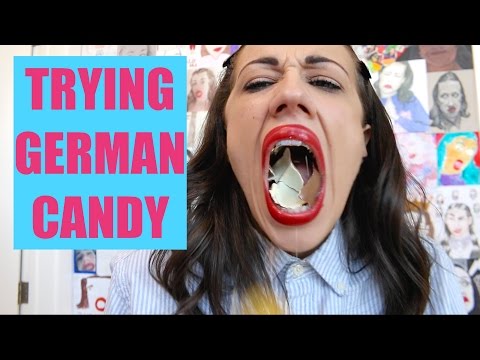 TRYING GERMAN CANDY!