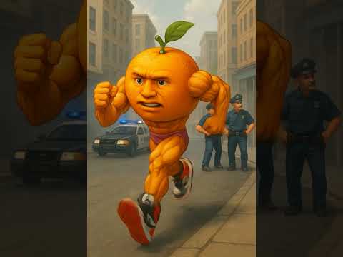 Oh yeah, Udin Din Din Dun successfully escaped from the police. 🍊🏃‍➡️👮‍♂️ #italianbrainrot #memes