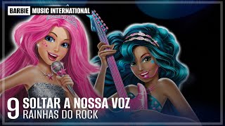 Kadr z teledysku Soltar A Nossa Voz [Raise Our Voices] (Brazilian Portuguese) tekst piosenki Barbie Rock 