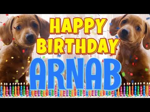 Happy Birthday Arnab! ( Funny Talking Dogs ) What Is Free On My Birthday