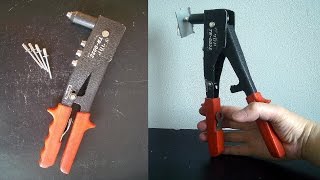 ハンドリベッターの使用方法・使い方 リベット打ち(トップ工業・ハンドリベッター TR-002S)