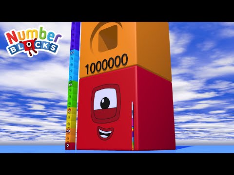 Looking for Numberblocks Step Squad 1 vs 200 to 10 MILLION HUGE Standing Tall Numbers Patterns