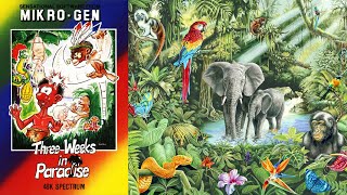3 Weeks in Paradise [1986] ZX Spectrum Runplay