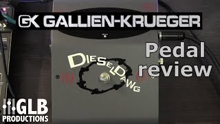 Video thumbnail for Gallien Krueger "Diesel Dawg" bass distortion pedal quick review by GLB Productions
