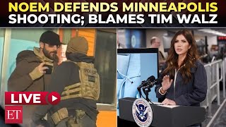 ‘Agent fired defensive shots’: Kristi Noem defends Minneapolis shooting; blames mayor Frey, Guv Walz