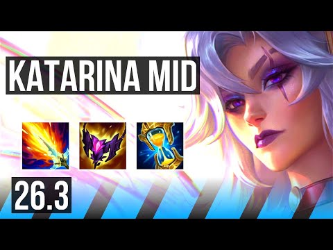 KATARINA vs AKALI (MID) | Good KDA: 18/1/5 | TR Challenger | 26.3