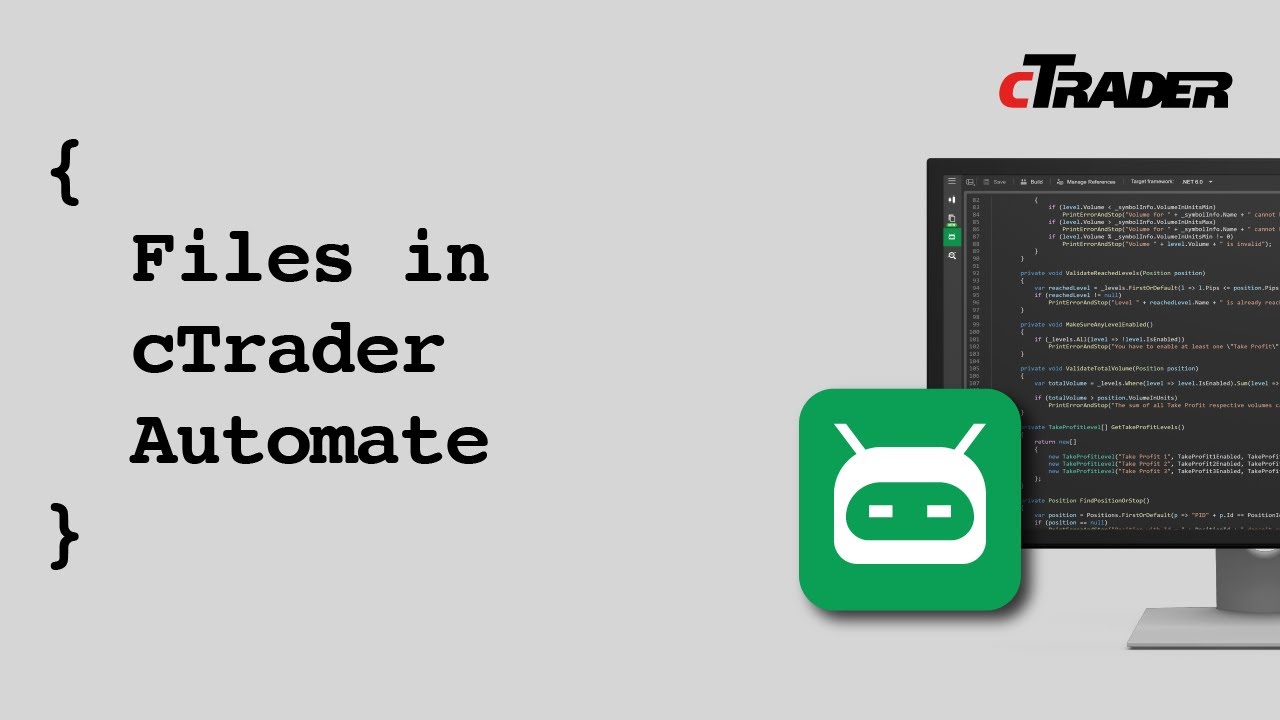 Files in cTrader Automate