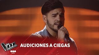 Germán Contreras - &quot;Solamente tú&quot; - Pablo Alborán - Audiciones a ciegas - La Voz Argentina 2018