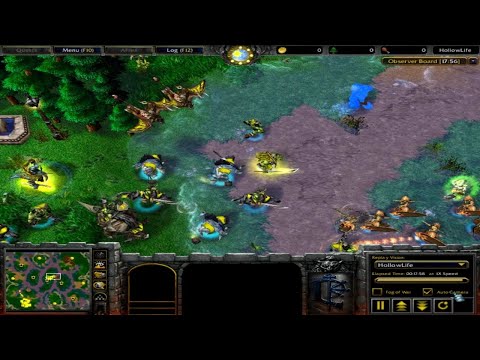 Warcraft III 魔兽争霸3 Chaemiko vs OrcWorker ( Human vs Orc ) 워크래프트 3 Secret Valley 06.04.2014
