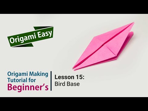 Origami Basics Lesson 1 Folding mountains and valleys