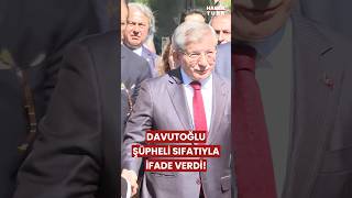"Cumhurbaşkanına Hakaret" Soruşturmasında İfade Veren Ahmet Davutoğlu: